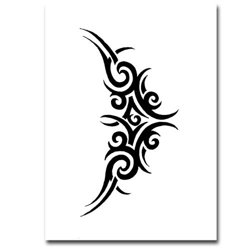 Airbrush Schablonen Tattoo 74