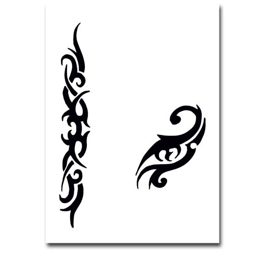 Airbrush Schablonen Tattoo 15