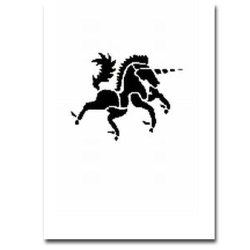 Airbrush Schablonen Einhorn