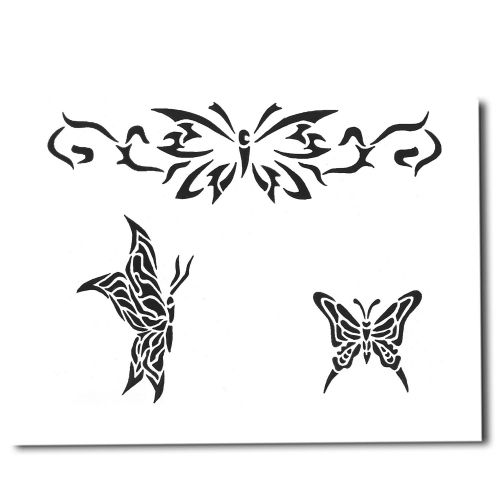 Airbrush Schablonen Tattoo 217