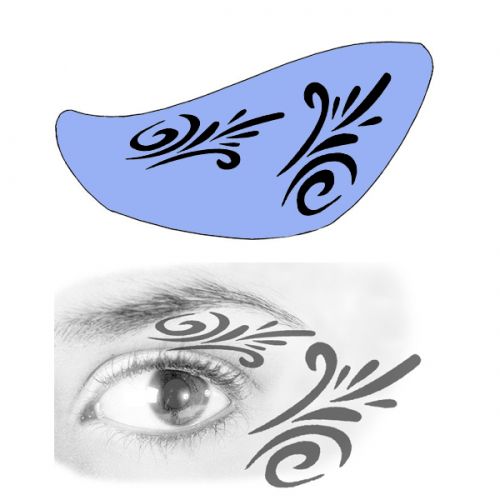 Airbrush Schablonen Eyeflash 15