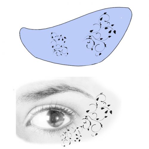 Airbrush Schablonen Eyeflash 17
