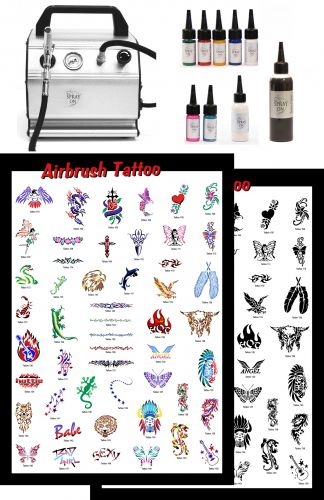 Airbrush Tattoo Nr 2 Profi Standard Komplettausstattung