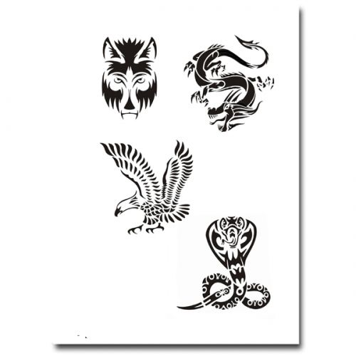 Airbrush Tattoo Schablone 305