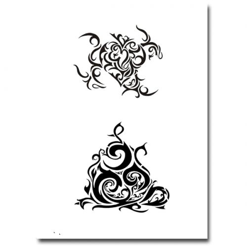 Airbrush Tattoo Schablone 310